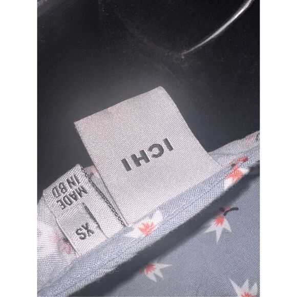 BEAUTIFUL ICHI SUPER LIGHTWEIGHT‎ Summer Floral Short Sleeve greyish & Pink Size - Picture 5 of 6